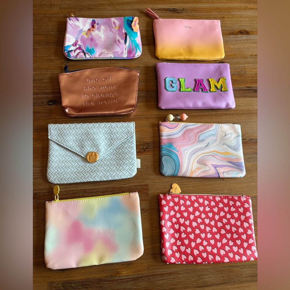 Ipsy Mini Bags Collection - Multicolor Set